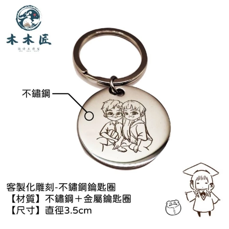 客製化不鏽鋼鑰匙圈 4